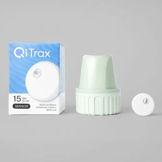 Qi Trax: Medidor Continuo de Glucosa
