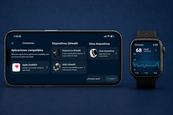 QiHealth y Apple Watch: tu glucosa y tu actividad, en un solo lugar