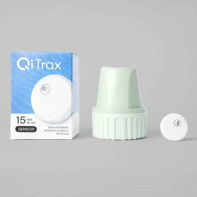 Qi Trax: Medidor Continuo de Glucosa