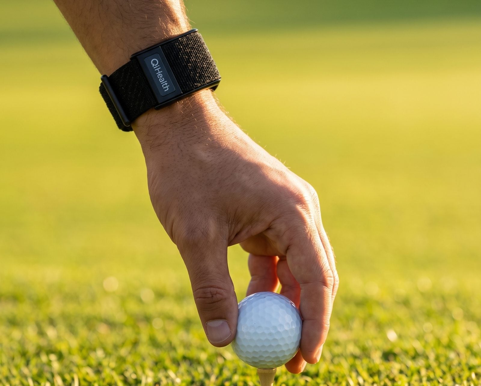 QiBand Pro correa Negro en uso