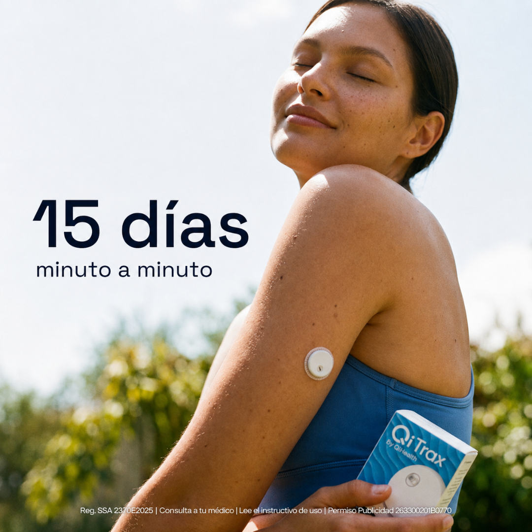 QiTrax en el brazo — 15 días minuto a minuto